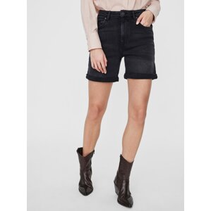 Black denim shorts VERO MODA Joana - Women's