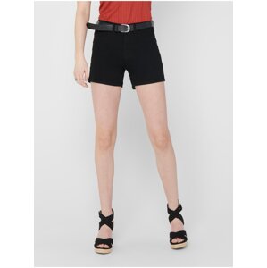 Black denim shorts JDY Nikki - Women's