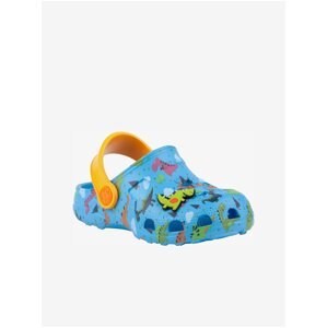 Blue boys' patterned slippers Coqui Little Frog - Boys