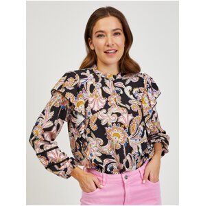 Black Women's Patterned Blouse ORSAY - Ladies