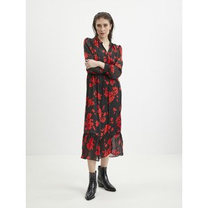 Red-black women's floral dress ORSAY - Ladies