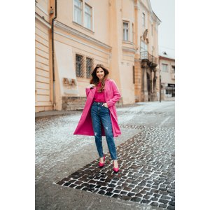 Plave dame Mama Fit traperice s poderanim efektom komada Kesia - Žene