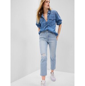 GAP High Rise Straight Washwell Jeans - Women's