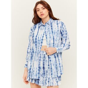 Blue-white patterned shirt TALLY WEiJL - Women's