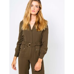 Khaki jumpsuit CAMAIEU - Women's