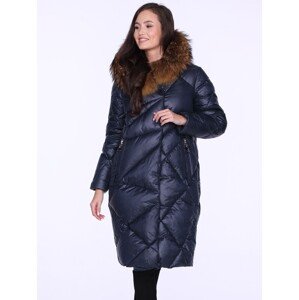 Ženska jakna PERSO PERSO_Coat_BLH220039FR_Navy_Blue