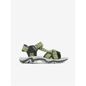 Yellow-black boys' patterned sandals Richter - Boys