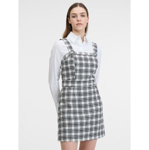 Orsay Black & White Checkered Dress - Ladies