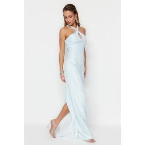 Ženska haljina Trendyol TPRSS23AE00114/Blue