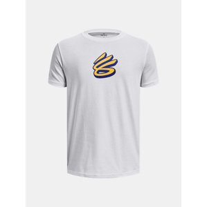 Under Armour T-Shirt UA CURRY DROP SHADOW SS-WHT - Boys