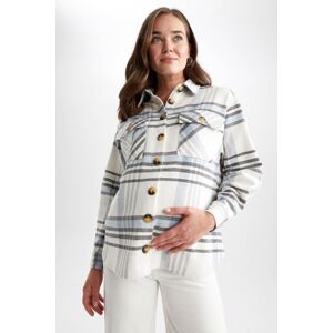 DEFACTO Plaid Patterned Maternity Shirt