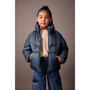 DEFACTO Girl Water Repellent Stand Collar Pocket Zippered Puffer Jacket