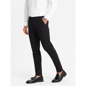 Ombre Men's uniform REGULAR FIT chinos pants - black