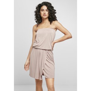 Women's viscose short bandeau dress dukrose