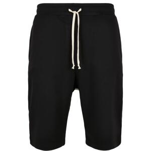 Black sweatpants with low crotch