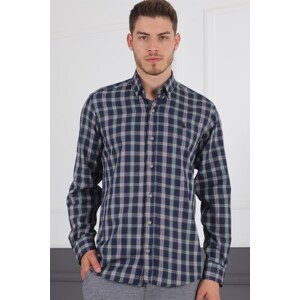 G718 DERBERRY MEN'S SHIRT-NAVY BLUE