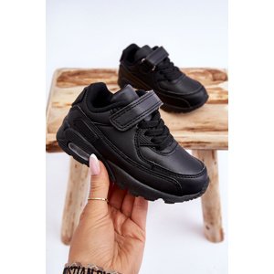 FR1 Children's Leather Platform Sports Shoes Black Lori