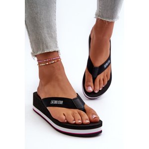 BIG STAR SHOES Women's flip-flops on the wedge Big Star