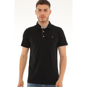 T8582 DEWBERRY MEN'S T-SHIRT-BLACK