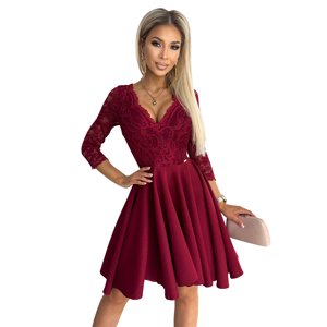 Dress with lace neckline Numoco