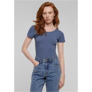 Women's Organic Stretch Jersey Bodysuit - Blue
