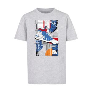 Children's T-shirt Sneaker Collage heather gray