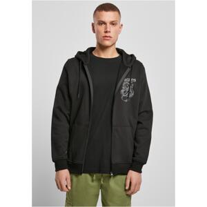 Men's sweatshirt Dragons Never Die Heavy Zip Hoody black