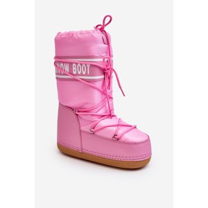 Boto Women's High Snow Boots Pink Venila