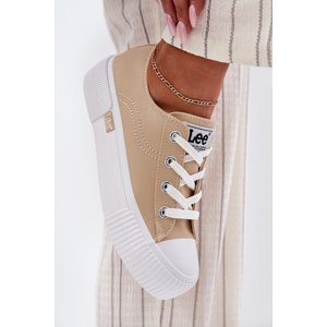 Women's Platform Sneakers Beige LEE ISLA C WOMEN LOW