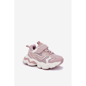 Boto Children's sneakers on thick sole pink Lianees