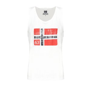 NORWAY 1963 WHITE MEN'S TANK TOP