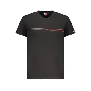 TOMMY HILFIGER SHORT SLEEVE T-SHIRT MEN BLACK