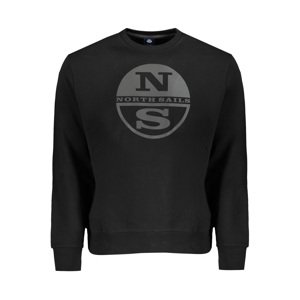 NORTH SAILS MEN'S BLACK ZIP-UP SWEATSHIRT