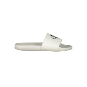 CALVIN KLEIN MEN'S WHITE SLIPPER FOOTWEAR
