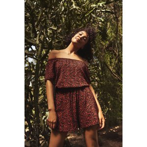 Marisse Short Viscose Jumpsuit L-Su-3753 Magma