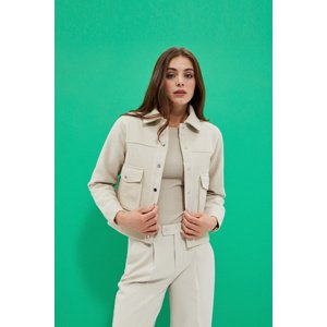 Marisse Women's Jacket L-Ku-4009 L.Beige