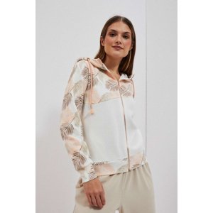 Marisse Women's Sweatshirt L-Bl-4004 Off White