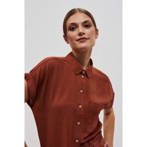 Marisse Women's Shirt L-Ko-4023 Brown
