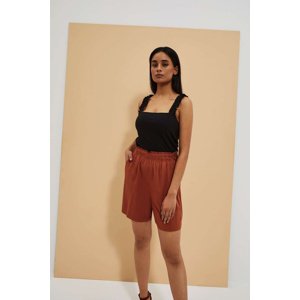 Marisse Women's Shorts L-Sh-4013 Brown