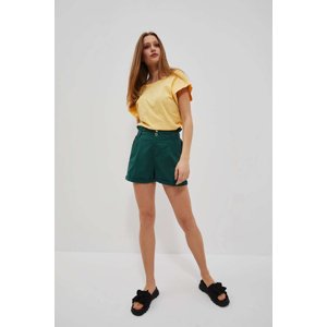 Marisse Women's Shorts L-Sh-4010 Palm Leaf