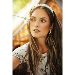 Marisse Hair Band L-Op-4004 Off White