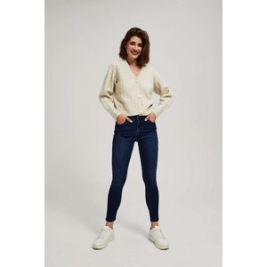 Marisse Skinny Jeans With A Push-Up Effect In Navy Blue