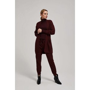 Marisse Long Chestnut Cardigan