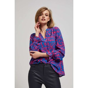 Marisse Fuchsia V-Neck Shirt