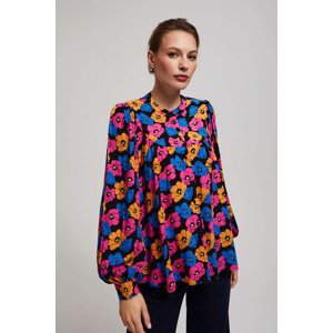 Marisse Black Floral Shirt