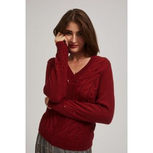 Marisse Sweater With Openwork Sleeves