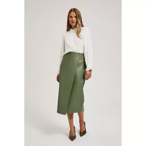 Marisse Waxed Midi Skirt