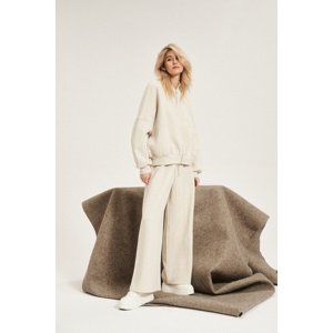 Marisse Women's Sweatshirt L-Bl-4315 L.Beige
