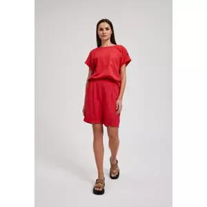 Marisse Women's Shorts L-Sh-4316 Red