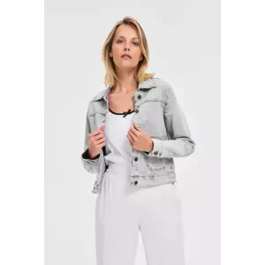 Marisse Gray Denim Jacket